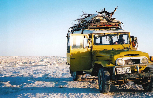 White desert near to Baharia, Egypt by neiljs office glass photo