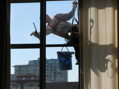 windowwasher cleans my windows 3 by stevendamron squeegee photo