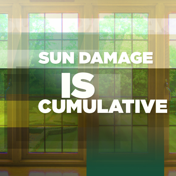 Sun Damage is Cumulative